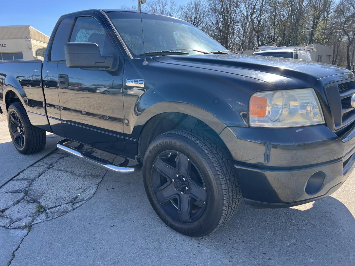 2007 Black Ford F-150 STX (1FTRF12207K) with an 4.2L V6 engine, Automatic transmission, located at 4520 Airline Hwy, Baton Rouge, LA, 70805, (225) 357-1497, 30.509325, -91.145432 - 2007 Ford F-150 Reg Cab STX 4.2L V6 Gas, Automatic, A/C & Heat, Power Windows & Locks, 20" Wheels With New Tires. FOR INFO PLEASE CONTACT JEFF AT 225-413-0981. CHECK OUT OUR A+ RATING WITH THE BETTER BUSINESS BUREAU. WE HAVE BEEN A FAMILY OWNED AND OPERATED BUSINESS AT THE SAME LOCATION FOR OVER 35 - Photo#3