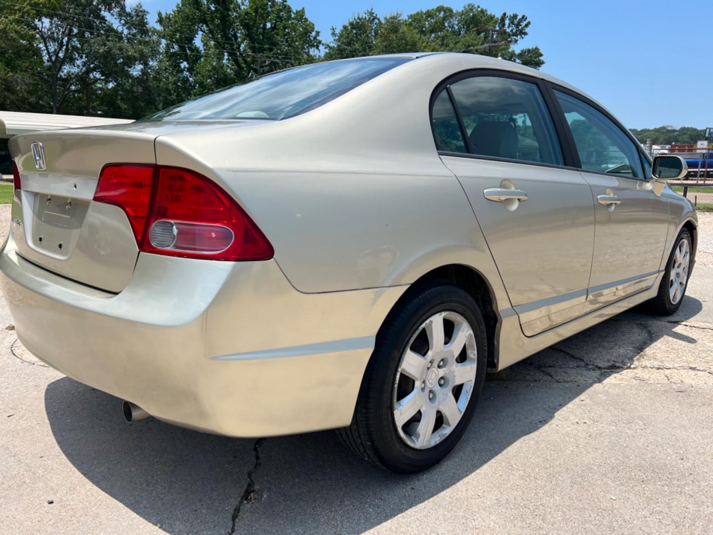 2008 Tan /Tan Honda Civic LX (1HGFA16578L) with an 1.8L Gas engine, Automatic transmission, located at 4520 Airline Hwy, Baton Rouge, LA, 70805, (225) 357-1497, 30.509325, -91.145432 - 2008 Honda Civic LX 1.8L ***ONLY 48K MILES*** 4Cylinder Gas Saver, Automatic, Power Windows & Locks, Cold A/C, No Accidents But It Does Have A Dent On Top (See Pic). FOR INFO PLEASE CONTACT JEFF AT 225 357-1497 CHECK OUT OUR A+ RATING WITH THE BETTER BUSINESS BUREAU WE HAVE BEEN A FAMILY OWNED AND O - Photo#5