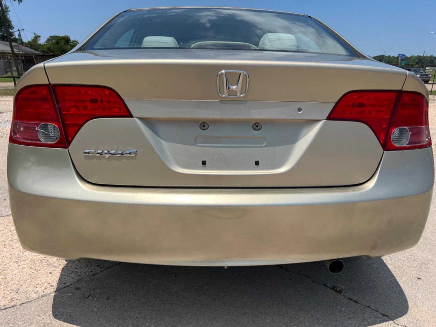 2008 Tan /Tan Honda Civic LX (1HGFA16578L) with an 1.8L Gas engine, Automatic transmission, located at 4520 Airline Hwy, Baton Rouge, LA, 70805, (225) 357-1497, 30.509325, -91.145432 - 2008 Honda Civic LX 1.8L ***ONLY 48K MILES*** 4Cylinder Gas Saver, Automatic, Power Windows & Locks, Cold A/C, No Accidents But It Does Have A Dent On Top (See Pic). FOR INFO PLEASE CONTACT JEFF AT 225 357-1497 CHECK OUT OUR A+ RATING WITH THE BETTER BUSINESS BUREAU WE HAVE BEEN A FAMILY OWNED AND O - Photo#6