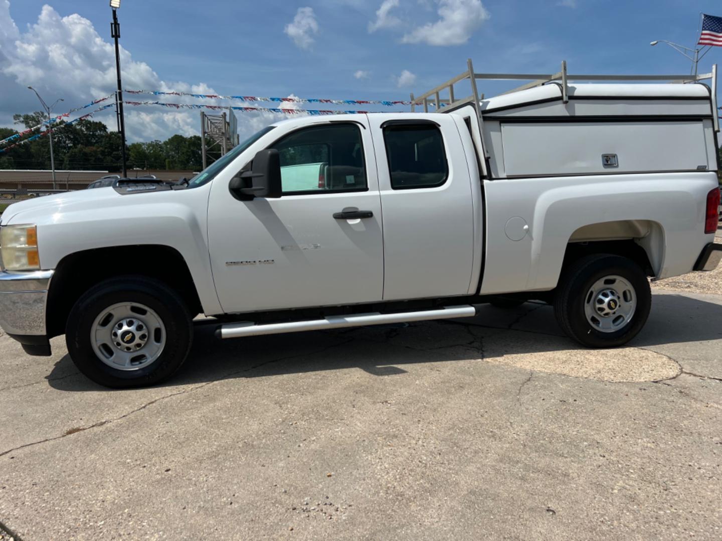 2011 White /Gray Chevrolet Silverado 2500HD (1GC2CVCG7BZ) with an 6.0L V8 Gas engine, Automatic transmission, located at 4520 Airline Hwy, Baton Rouge, LA, 70805, (225) 357-1497, 30.509325, -91.145432 - 2011 Chevy Silverado 2500HD Ext Cab 2WD ***One Owner & No Accidents*** 6.0 V8 Gas, 184K Miles, Power Windows & Locks, Cold A/C, Spray In Bedliner, Tow Pkg. FOR INFO PLEASE CONTACT JEFF AT 225 357-1497 CHECK OUT OUR A+ RATING WITH THE BETTER BUSINESS BUREAU WE HAVE BEEN A FAMILY OWNED AND OPERATED B - Photo#1