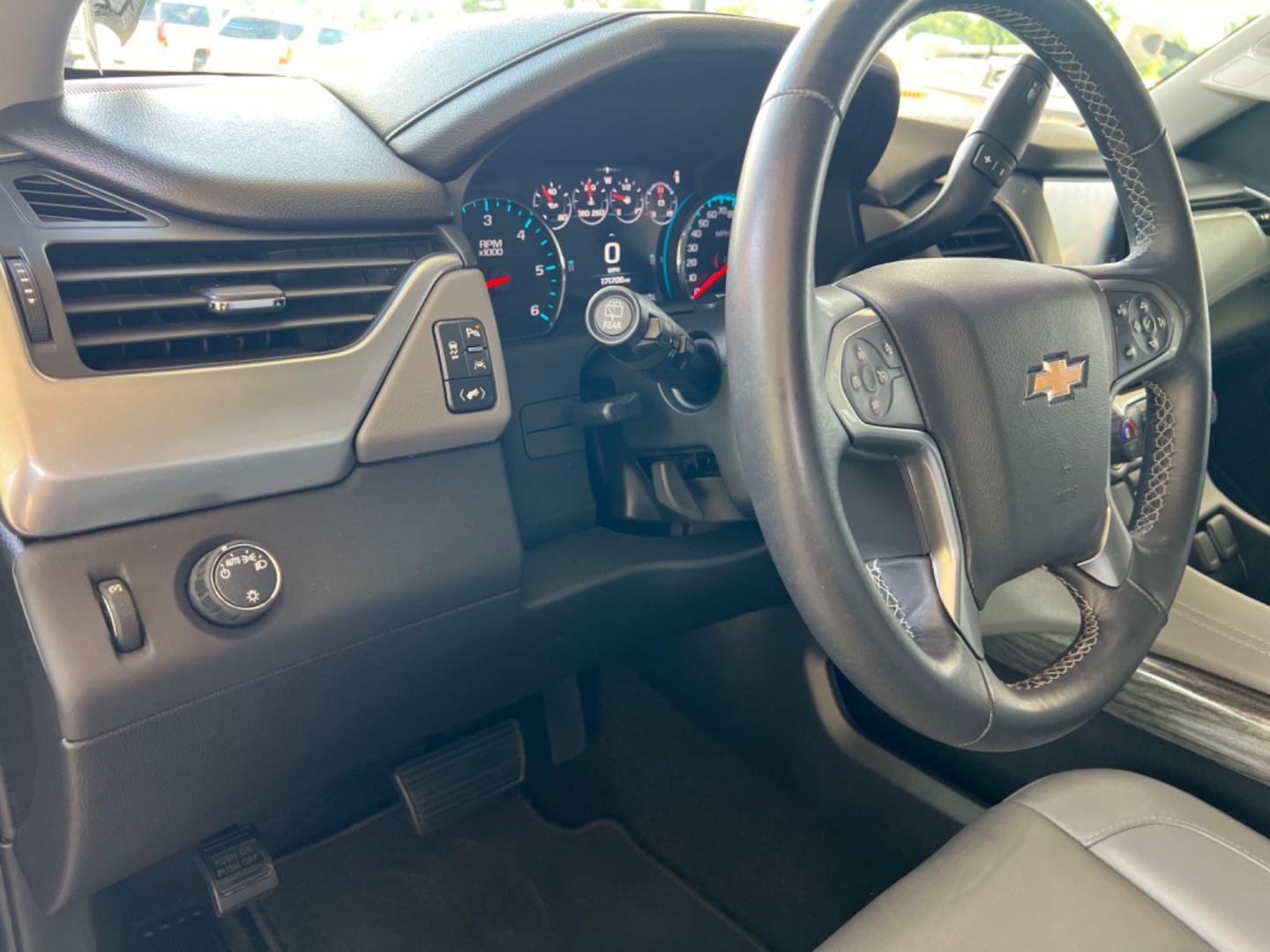 2017 Grey /Silver Chevrolet Tahoe LT (1GNSCBKC6HR) with an 5.3L V8 engine, 6-Speed Automatic transmission, located at 4520 Airline Hwy, Baton Rouge, LA, 70805, (225) 357-1497, 30.509325, -91.145432 - 2017 Chevrolet Tahoe LT **One Owner & No Accidents** 5.3 V8 Gas, 171K Miles, Heated Leather, Navigation, Seating For 7, All Power, Cold A/C, Power Lift Gate, Tow Pkg. FOR INFO PLEASE CONTACT JEFF AT 225 357-1497 CHECK OUT OUR A+ RATING WITH THE BETTER BUSINESS BUREAU WE HAVE BEEN A FAMILY OWNED AND - Photo#15