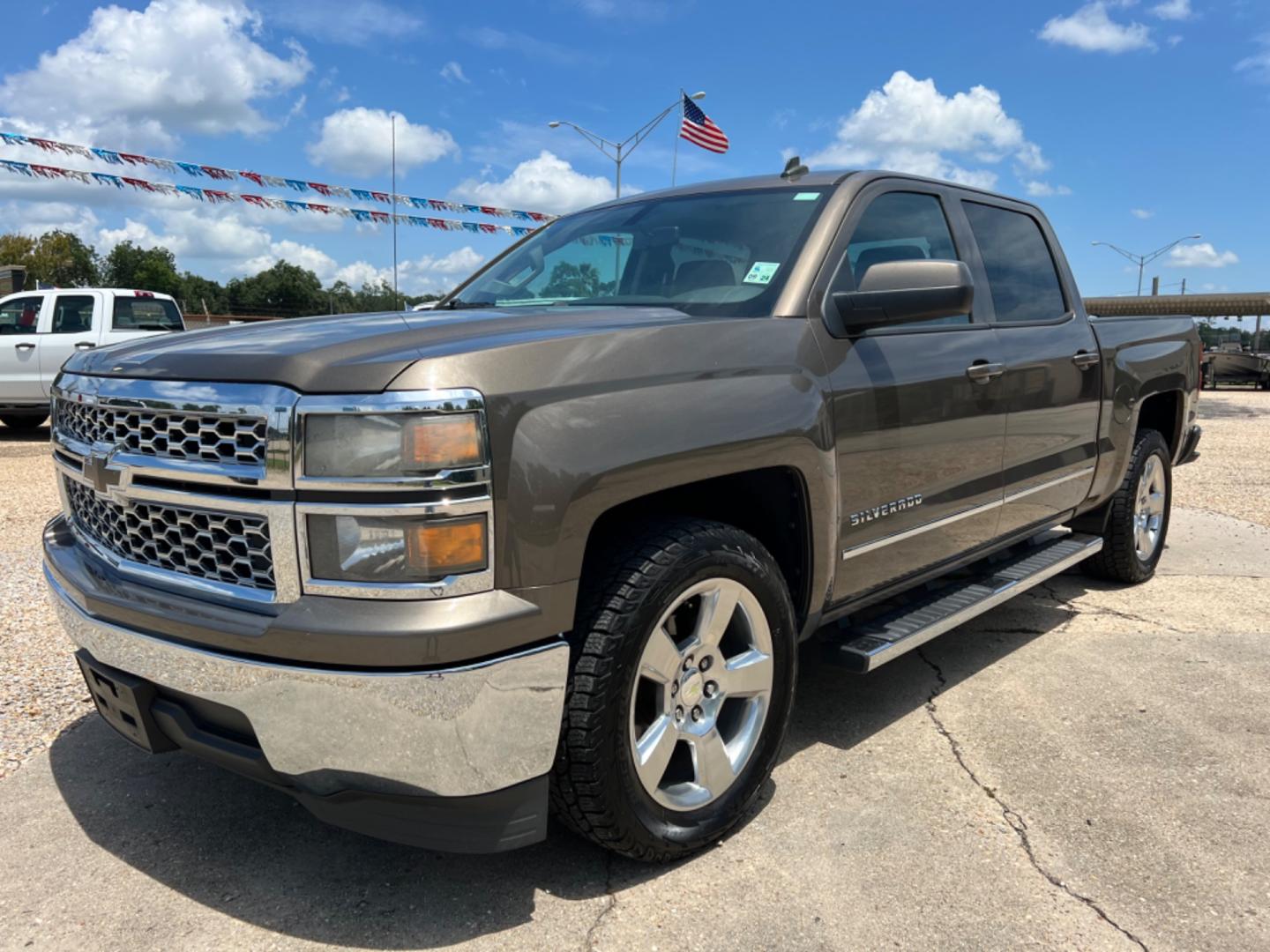 2014 Brown /Gray Chevrolet Silverado 1500 LT (3GCPCREC6EG) with an 5.3L V8 engine, Automatic transmission, located at 4520 Airline Hwy, Baton Rouge, LA, 70805, (225) 357-1497, 30.509325, -91.145432 - 2014 Chevrolet Silverado Crew Cab LT 2WD ***No Accidents*** 5.3 V8 Gas, 150K Miles, Power Windows, Locks & Mirrors, Cold A/C, Spray In Bedliner, Tow Pkg. FOR INFO PLEASE CONTACT JEFF AT 225 357-1497 CHECK OUT OUR A+ RATING WITH THE BETTER BUSINESS BUREAU WE HAVE BEEN A FAMILY OWNED AND OPERATED BUS - Photo#0