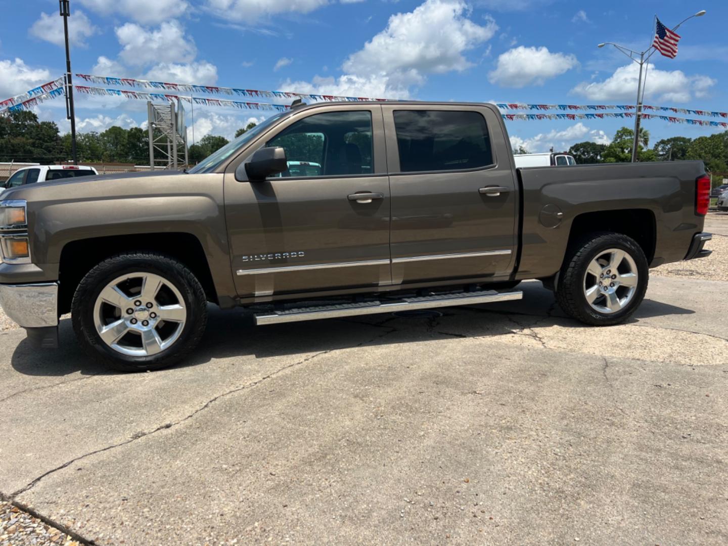 2014 Brown /Gray Chevrolet Silverado 1500 LT (3GCPCREC6EG) with an 5.3L V8 engine, Automatic transmission, located at 4520 Airline Hwy, Baton Rouge, LA, 70805, (225) 357-1497, 30.509325, -91.145432 - 2014 Chevrolet Silverado Crew Cab LT 2WD ***No Accidents*** 5.3 V8 Gas, 150K Miles, Power Windows, Locks & Mirrors, Cold A/C, Spray In Bedliner, Tow Pkg. FOR INFO PLEASE CONTACT JEFF AT 225 357-1497 CHECK OUT OUR A+ RATING WITH THE BETTER BUSINESS BUREAU WE HAVE BEEN A FAMILY OWNED AND OPERATED BUS - Photo#1