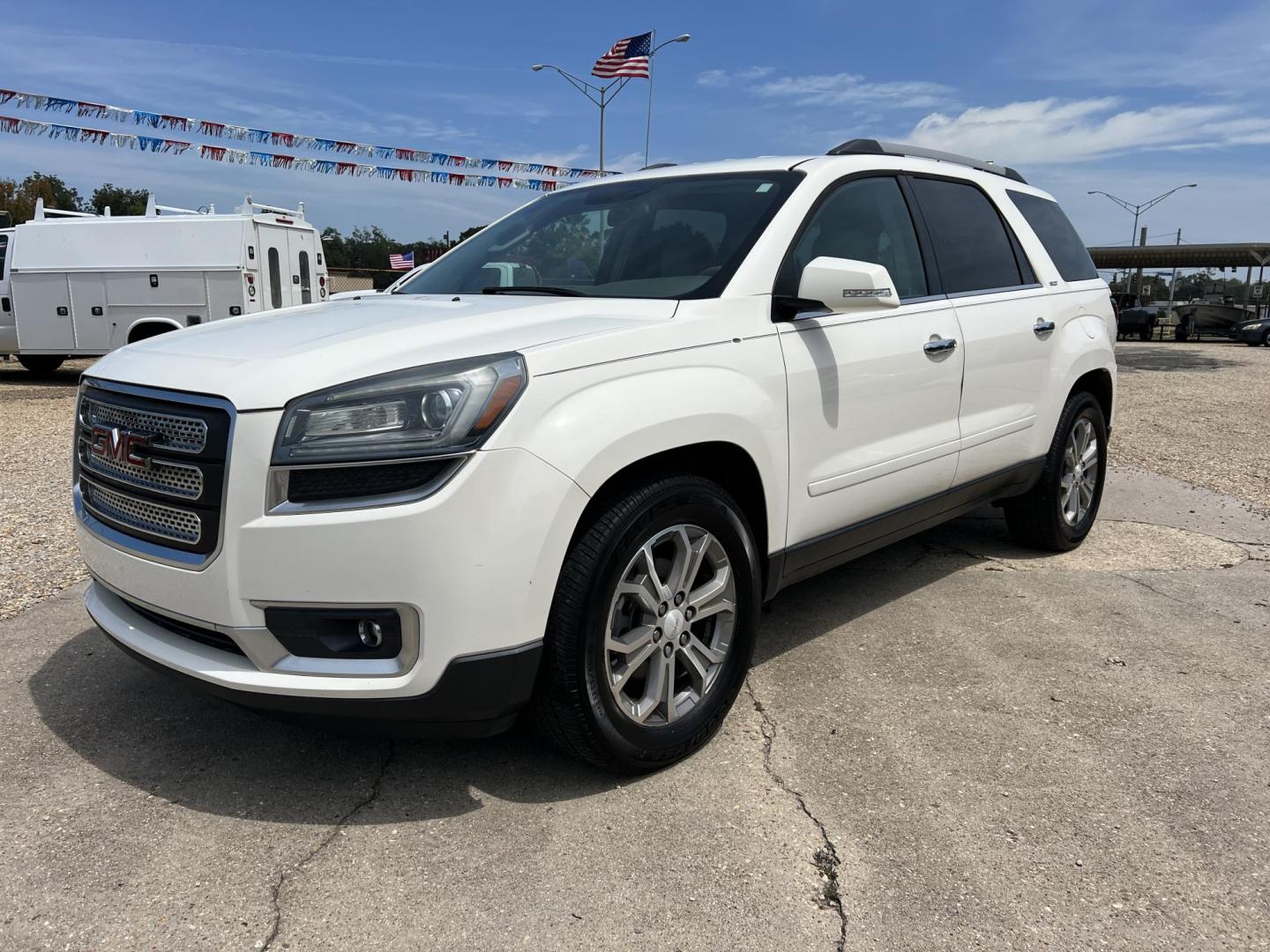 2014 /Gray GMC Acadia SLT-1 (1GKKRRKDXEJ) with an 3.6L V6 DOHC 24V engine, 6-Speed Automatic transmission, located at 4520 Airline Hwy, Baton Rouge, LA, 70805, (225) 357-1497, 30.509325, -91.145432 - 2014 GMC Acadia SLT 3.6 V6 Gas, 152K Miles, Automatic, Dual A/C, Leather, Seats 7, All Power. FOR INFO PLEASE CONTACT JEFF AT 225-413-0981 CHECK OUT OUR A+ RATING WITH THE BETTER BUSINESS BUREAU WE HAVE BEEN A FAMILY OWNED AND OPERATED BUSINESS AT THE SAME LOCATION FOR OVER 45 YEARS. WE STRIVE TO KE - Photo#0