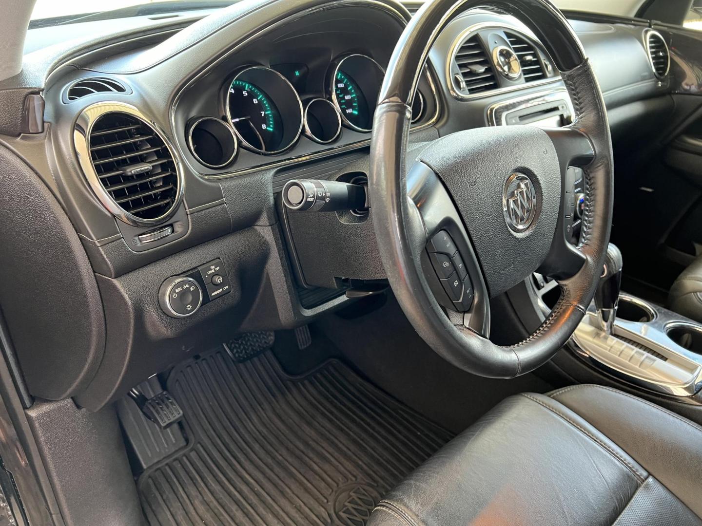 2017 Black /Black Buick Enclave Leather (5GAKRBKD1HJ) with an 3.6L V6 DOHC 24V engine, 6-Speed Automatic transmission, located at 4520 Airline Hwy, Baton Rouge, LA, 70805, (225) 357-1497, 30.509325, -91.145432 - 2017 Buick Enclave 3.6 V6 Gas, 152K Miles, Automatic, Dual A/C, Leather, Seats 7, All Power. Has Minor Scratches. FOR INFO PLEASE CONTACT JEFF AT 225-413-0981 CHECK OUT OUR A+ RATING WITH THE BETTER BUSINESS BUREAU WE HAVE BEEN A FAMILY OWNED AND OPERATED BUSINESS AT THE SAME LOCATION FOR OVER 45 Y - Photo#14