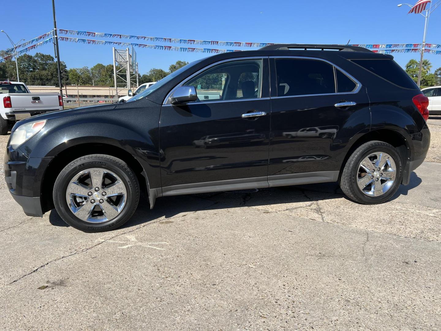 2013 Black /Black Chevrolet Equinox 1LT (2GNALDEK4D6) with an 2.4L L4 engine, 6-Speed Automatic transmission, located at 4520 Airline Hwy, Baton Rouge, LA, 70805, (225) 357-1497, 30.509325, -91.145432 - 2013 Chevrolet Equinox LT 4 Cylinder Gas, 167K Miles, Automatic, New A/C, All Power. FOR INFO PLEASE CONTACT JEFF AT 225-413-0981 CHECK OUT OUR A+ RATING WITH THE BETTER BUSINESS BUREAU WE HAVE BEEN A FAMILY OWNED AND OPERATED BUSINESS AT THE SAME LOCATION FOR OVER 45 YEARS. WE STRIVE TO KEEP CUSTOM - Photo#1