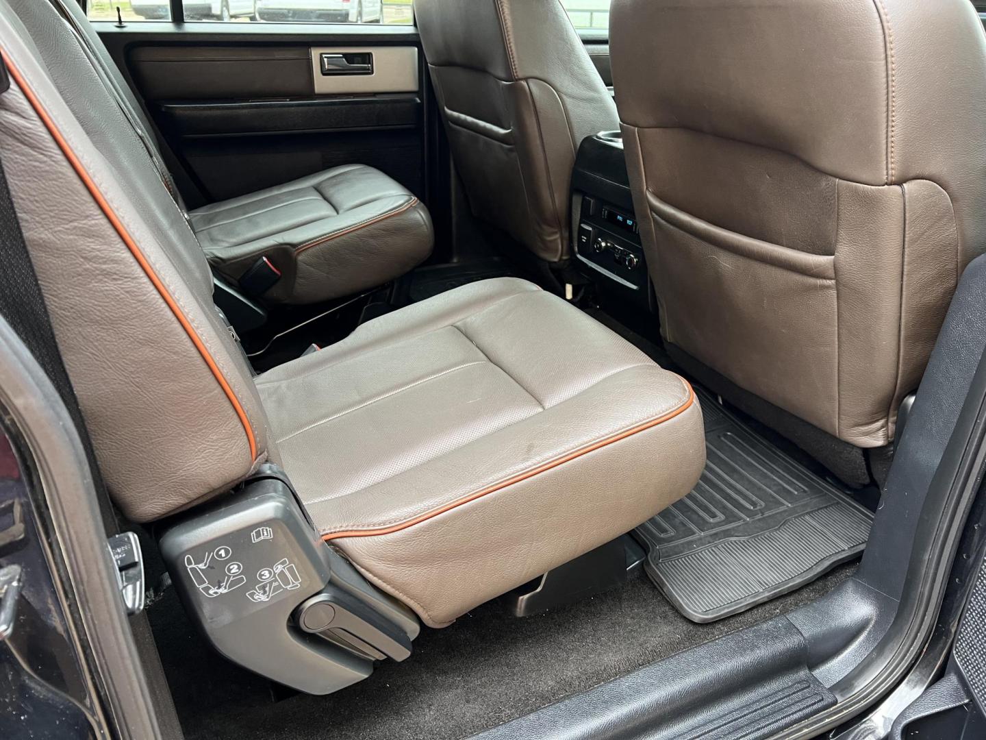 2015 Black /Brown Ford Expedition King Ranch (1FMJK1HT9FE) with an 3.5L V6 DOHC 24V FFV engine, 6-Speed Automatic transmission, located at 4520 Airline Hwy, Baton Rouge, LA, 70805, (225) 357-1497, 30.509325, -91.145432 - 2015 Ford Expedition EL King Ranch 3.5 V6 EcoBoost Gas, 129K Miles, Sunroof, Heated & Cooled Leather Interior, Seating For 7, Cold A/C & Heat, Power Windows, Locks, Mirrors & Seat, Towing Pkg. FOR INFO PLEASE CONTACT JEFF AT 225-413-0981 CHECK OUT OUR A+ RATING WITH THE BETTER BUSINESS BUREAU WE HA - Photo#10