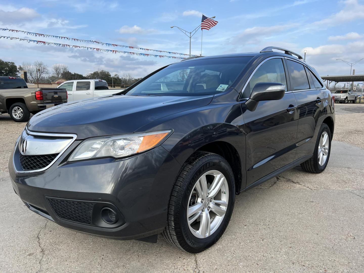 2014 Dark Gray /Gray Acura RDX (5J8TB3H30EL) with an 3.5 V6 engine, 6-Speed Automatic transmission, located at 4520 Airline Hwy, Baton Rouge, LA, 70805, (225) 357-1497, 30.509325, -91.145432 - 2014 Acura RDX **ONE OWNER** 3.5 V6 Gas, 141K Miles, Sunroof, Heated Leather Interior, Cold A/C & Heat, Power Windows, Locks, Mirrors & Seat, Rear Camera. FOR INFO PLEASE CONTACT JEFF AT 225-413-0981 CHECK OUT OUR A+ RATING WITH THE BETTER BUSINESS BUREAU WE HAVE BEEN A FAMILY OWNED AND OPERATED BUS - Photo#0