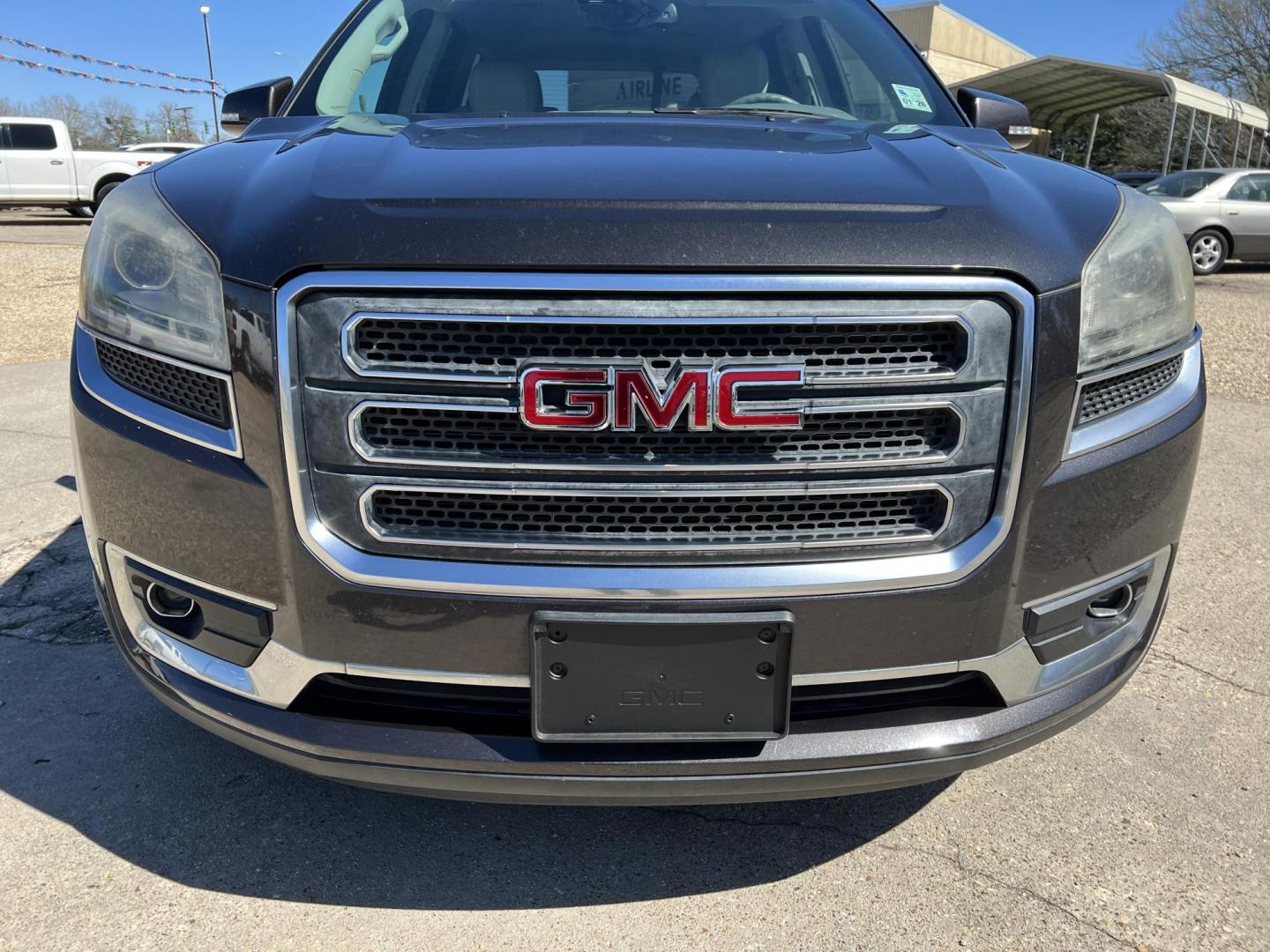 2015 Dark Gray /Gray GMC Acadia SLT-1 (1GKKRRKDXFJ) with an 3.6L V6 DOHC 24V engine, 6-Speed Automatic transmission, located at 4520 Airline Hwy, Baton Rouge, LA, 70805, (225) 357-1497, 30.509325, -91.145432 - 2015 GMC Acadia SLT **ONE OWNER & NO ACCIDENTS** 3.6 V6 Gas, 153K Miles, Heated Leather, 7 Passenger Seating, A/C & Heat, All Power, Bose Stereo, Power Lift Gate. FOR INFORMATION, PLEASE CONTACT JEFF AT 225-413-0981 CHECK OUT OUR A+ RATING WITH THE BETTER BUSINESS BUREAU WE HAVE BEEN A FAMILY OWNED - Photo#2