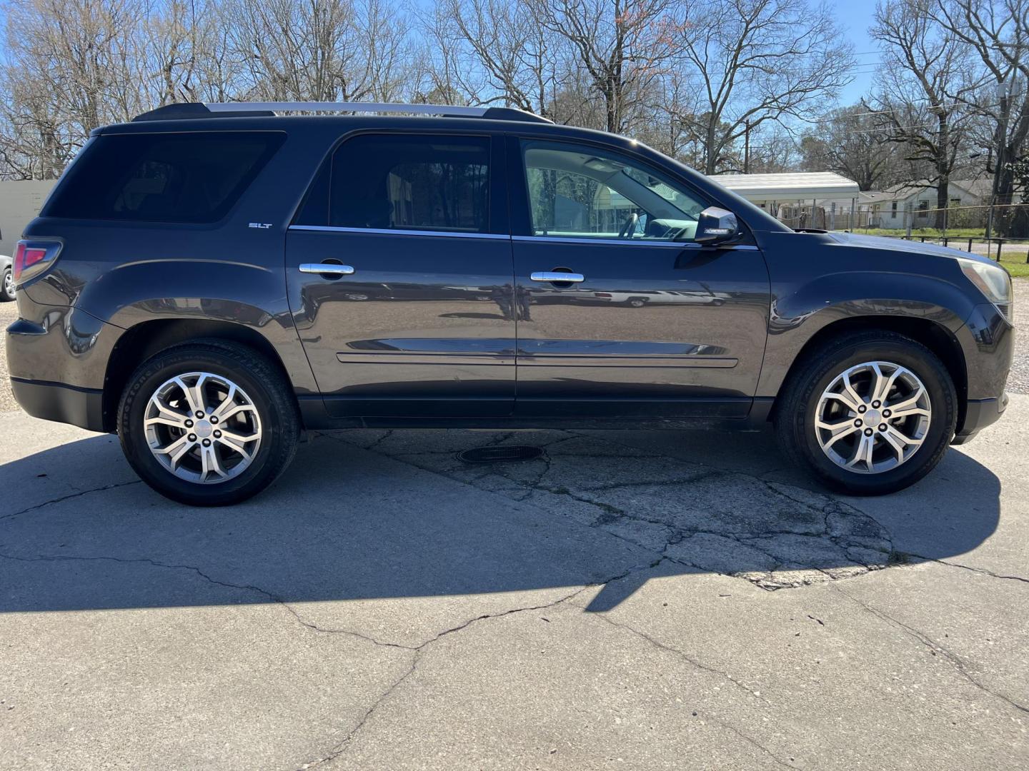 2015 Dark Gray /Gray GMC Acadia SLT-1 (1GKKRRKDXFJ) with an 3.6L V6 DOHC 24V engine, 6-Speed Automatic transmission, located at 4520 Airline Hwy, Baton Rouge, LA, 70805, (225) 357-1497, 30.509325, -91.145432 - 2015 GMC Acadia SLT **ONE OWNER & NO ACCIDENTS** 3.6 V6 Gas, 153K Miles, Heated Leather, 7 Passenger Seating, A/C & Heat, All Power, Bose Stereo, Power Lift Gate. FOR INFORMATION, PLEASE CONTACT JEFF AT 225-413-0981 CHECK OUT OUR A+ RATING WITH THE BETTER BUSINESS BUREAU WE HAVE BEEN A FAMILY OWNED - Photo#4