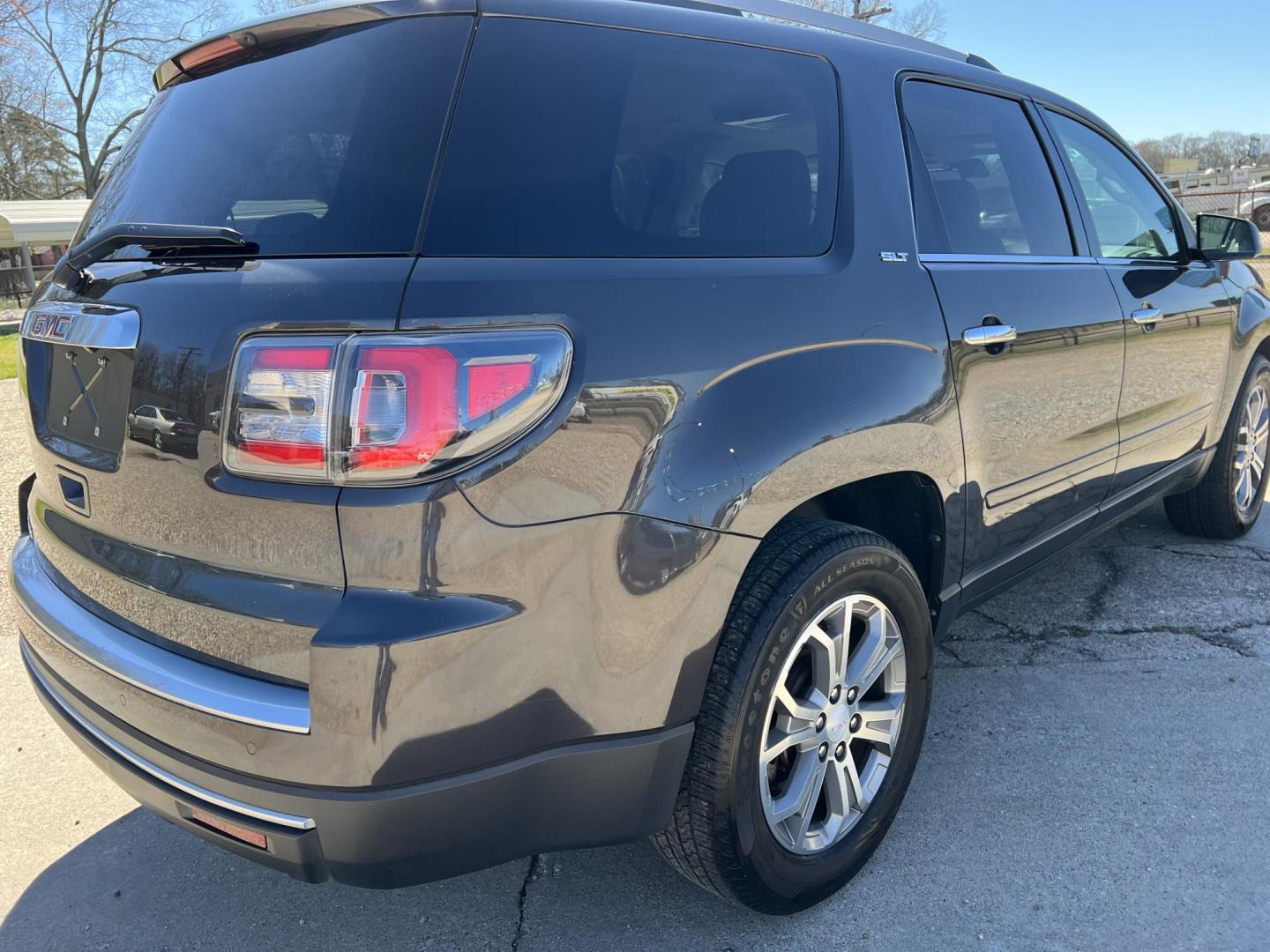 2015 Dark Gray /Gray GMC Acadia SLT-1 (1GKKRRKDXFJ) with an 3.6L V6 DOHC 24V engine, 6-Speed Automatic transmission, located at 4520 Airline Hwy, Baton Rouge, LA, 70805, (225) 357-1497, 30.509325, -91.145432 - 2015 GMC Acadia SLT **ONE OWNER & NO ACCIDENTS** 3.6 V6 Gas, 153K Miles, Heated Leather, 7 Passenger Seating, A/C & Heat, All Power, Bose Stereo, Power Lift Gate. FOR INFORMATION, PLEASE CONTACT JEFF AT 225-413-0981 CHECK OUT OUR A+ RATING WITH THE BETTER BUSINESS BUREAU WE HAVE BEEN A FAMILY OWNED - Photo#5