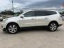 2015 White /Black Chevrolet Traverse LTZ (1GNKRJKD6FJ) with an 3.6L V6 DOHC 24V engine, 6-Speed Automatic transmission, located at 4520 Airline Hwy, Baton Rouge, LA, 70805, (225) 357-1497, 30.509325, -91.145432 - 2015 Chevrolet Traverse LTZ **ONE OWNER & NO ACCIDENTS** 3.6 V6 Gas, 119K Miles, Heated & Cooled Leather, Sunroof, Power Windows, Locks, Mirrors & Lift Gate, 7 Passenger Seating, A/C & Heat, Rear Camera, Towing Package. FOR INFORMATION, PLEASE CONTACT JEFF AT 225-413-0981 CHECK OUT OUR A+ RATING WIT - Photo#1