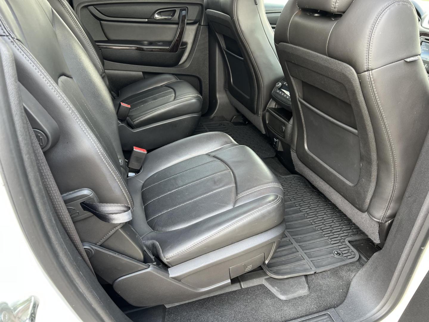 2015 White /Black Chevrolet Traverse LTZ (1GNKRJKD6FJ) with an 3.6L V6 DOHC 24V engine, 6-Speed Automatic transmission, located at 4520 Airline Hwy, Baton Rouge, LA, 70805, (225) 357-1497, 30.509325, -91.145432 - 2015 Chevrolet Traverse LTZ **ONE OWNER & NO ACCIDENTS** 3.6 V6 Gas, 119K Miles, Heated & Cooled Leather, Sunroof, Power Windows, Locks, Mirrors & Lift Gate, 7 Passenger Seating, A/C & Heat, Rear Camera, Towing Package. FOR INFORMATION, PLEASE CONTACT JEFF AT 225-413-0981 CHECK OUT OUR A+ RATING WIT - Photo#10