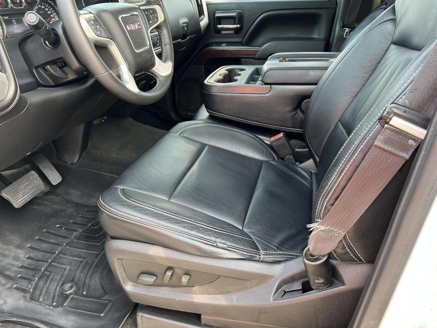 2014 White /Black GMC Sierra 1500 SLE (3GTU2UEC6EG) with an 5.3L V8 OHV 16V engine, 6-Speed Automatic transmission, located at 4520 Airline Hwy, Baton Rouge, LA, 70805, (225) 357-1497, 30.509325, -91.145432 - 2014 GMC Sierra Crew Cab SLE Z71 4X4 ***ONE OWNER & NO ACCIDENTS*** 5.3 V8 Gas, 202K Miles, Cold A/C, Leather, Power Windows, Locks & Mirrors, Spray In Bedliner, Backup Camera, Tow Package. FOR INFO PLEASE CONTACT JEFF AT 225-413-0981 CHECK OUT OUR A+ RATING WITH THE BETTER BUSINESS BUREAU WE HAVE - Photo#8