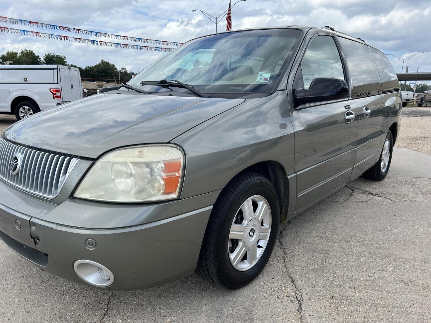 2004 Light Green /Tan Mercury Monterey Convenience (2MRDA202X4B) with an 4.2L V6 engine, 4-Speed Automatic Overdrive transmission, located at 4520 Airline Hwy, Baton Rouge, LA, 70805, (225) 357-1497, 30.509325, -91.145432 - 2004 Mercury Monterey 4.2L V6 Gas, 135K Miles, Leather, Seats 7, Dual Power Sliding Doors, Cold A/C, Power Windows, Locks & Mirrors, Good Tires. FOR INFO PLEASE CONTACT JEFF AT 225-413-0981 CHECK OUT OUR A+ RATING WITH THE BETTER BUSINESS BUREAU WE HAVE BEEN A FAMILY OWNED AND OPERATED BUSINESS AT - Photo#0