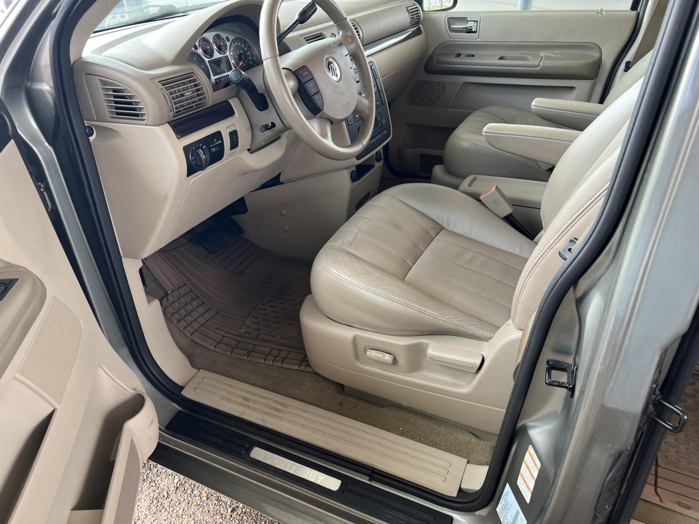 2004 Light Green /Tan Mercury Monterey Convenience (2MRDA202X4B) with an 4.2L V6 engine, 4-Speed Automatic Overdrive transmission, located at 4520 Airline Hwy, Baton Rouge, LA, 70805, (225) 357-1497, 30.509325, -91.145432 - 2004 Mercury Monterey 4.2L V6 Gas, 135K Miles, Leather, Seats 7, Dual Power Sliding Doors, Cold A/C, Power Windows, Locks & Mirrors, Good Tires. FOR INFO PLEASE CONTACT JEFF AT 225-413-0981 CHECK OUT OUR A+ RATING WITH THE BETTER BUSINESS BUREAU WE HAVE BEEN A FAMILY OWNED AND OPERATED BUSINESS AT - Photo#8