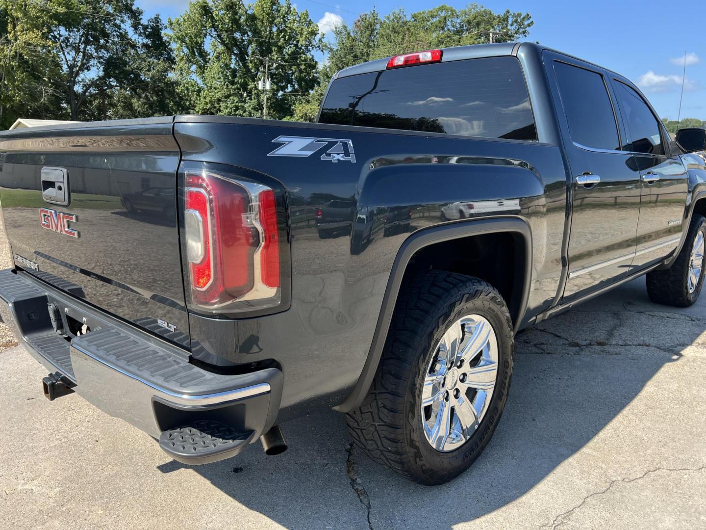 2017 Dark Gray /Black GMC Sierra 1500 SLT (3GTU2NEC6HG) with an 5.3L V8 OHV 16V engine, 6-Speed Automatic transmission, located at 4520 Airline Hwy, Baton Rouge, LA, 70805, (225) 357-1497, 30.509325, -91.145432 - 2017 GMC Sierra 1500 Crew Cab SLT 4X4 ***ONE OWNER*** 5.3 V8 Gas, 167K Miles, Heated & Cooled Leather, All Power, Cold A/C, Power Windows, Locks & Mirrors, Backup Camera, Tow Package. Has Some Minor Dings. FOR INFO PLEASE CONTACT JEFF AT 225-413-0981 CHECK OUT OUR A+ RATING WITH THE BETTER BUSINES - Photo#5
