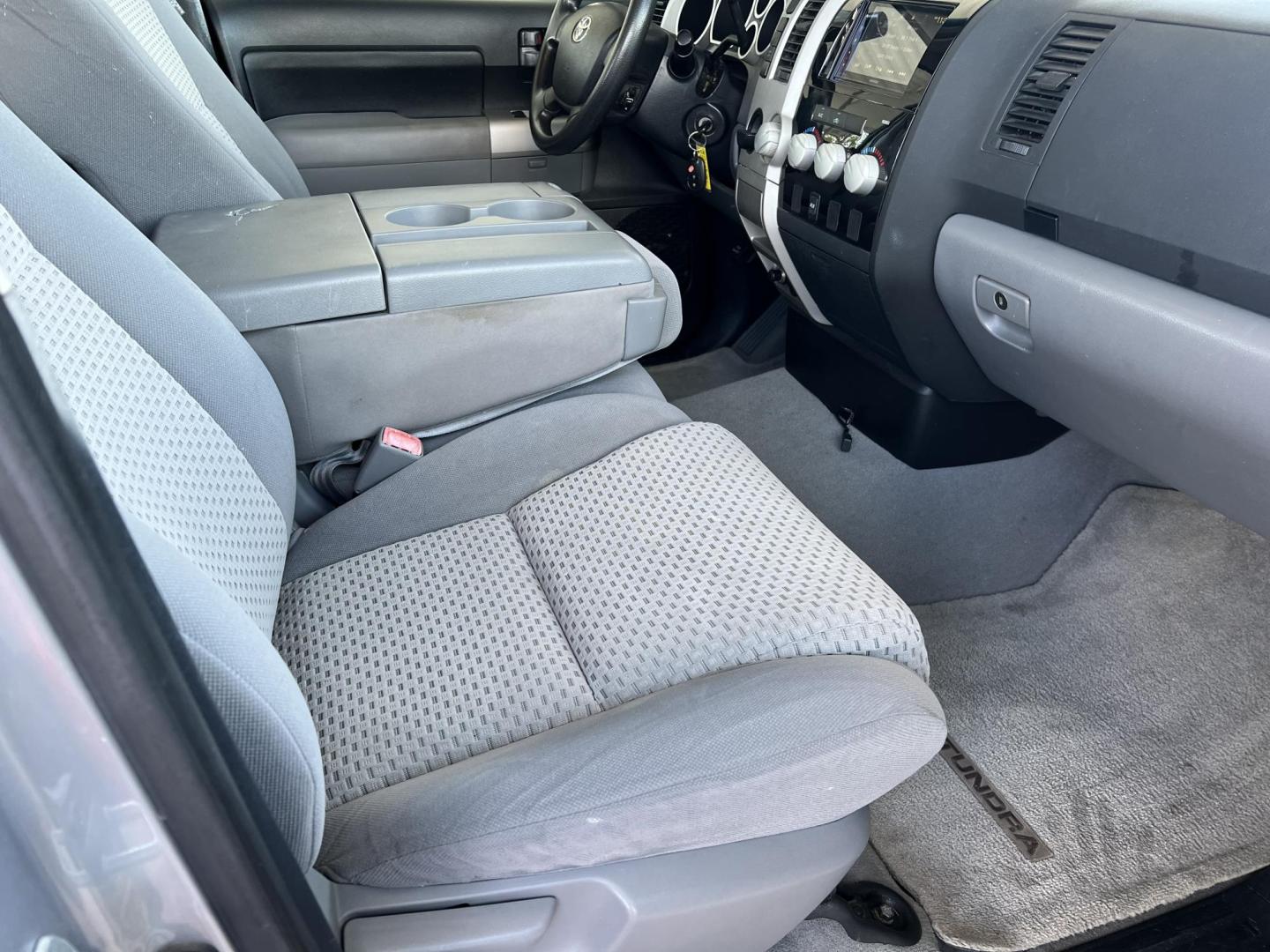 2008 Silver /Gray Toyota Tundra (5TFRT54178X) with an 4.7L V8 DOHC 32V engine, 5-Speed Automatic Overdrive transmission, located at 4520 Airline Hwy, Baton Rouge, LA, 70805, (225) 357-1497, 30.509325, -91.145432 - 2008 Toyota Tundra Double Cab 4.7 V8 Gas, 204K Miles, Cold A/C, Power Windows, Locks & Mirrors, Backup Camera, Tow Package. Does Have Minor Dents & Scratches. FOR INFO PLEASE CONTACT JEFF AT 225-413-0981 CHECK OUT OUR A+ RATING WITH THE BETTER BUSINESS BUREAU WE HAVE BEEN A FAMILY OWNED AND OPERATE - Photo#10