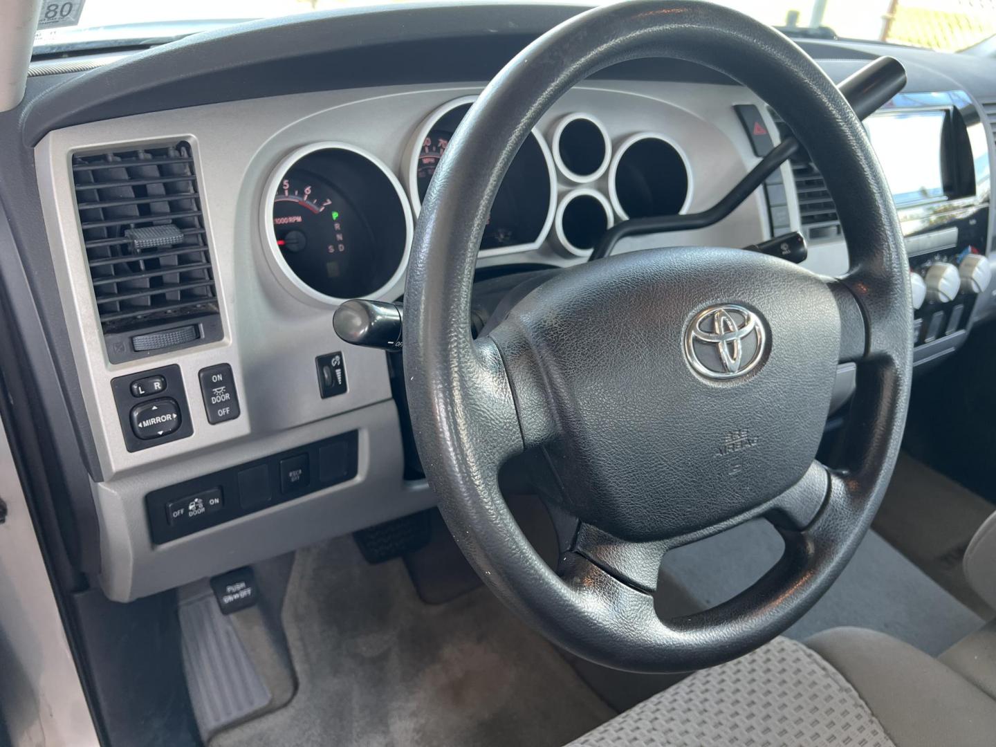 2008 Silver /Gray Toyota Tundra (5TFRT54178X) with an 4.7L V8 DOHC 32V engine, 5-Speed Automatic Overdrive transmission, located at 4520 Airline Hwy, Baton Rouge, LA, 70805, (225) 357-1497, 30.509325, -91.145432 - 2008 Toyota Tundra Double Cab 4.7 V8 Gas, 204K Miles, Cold A/C, Power Windows, Locks & Mirrors, Backup Camera, Tow Package. Does Have Minor Dents & Scratches. FOR INFO PLEASE CONTACT JEFF AT 225-413-0981 CHECK OUT OUR A+ RATING WITH THE BETTER BUSINESS BUREAU WE HAVE BEEN A FAMILY OWNED AND OPERATE - Photo#13