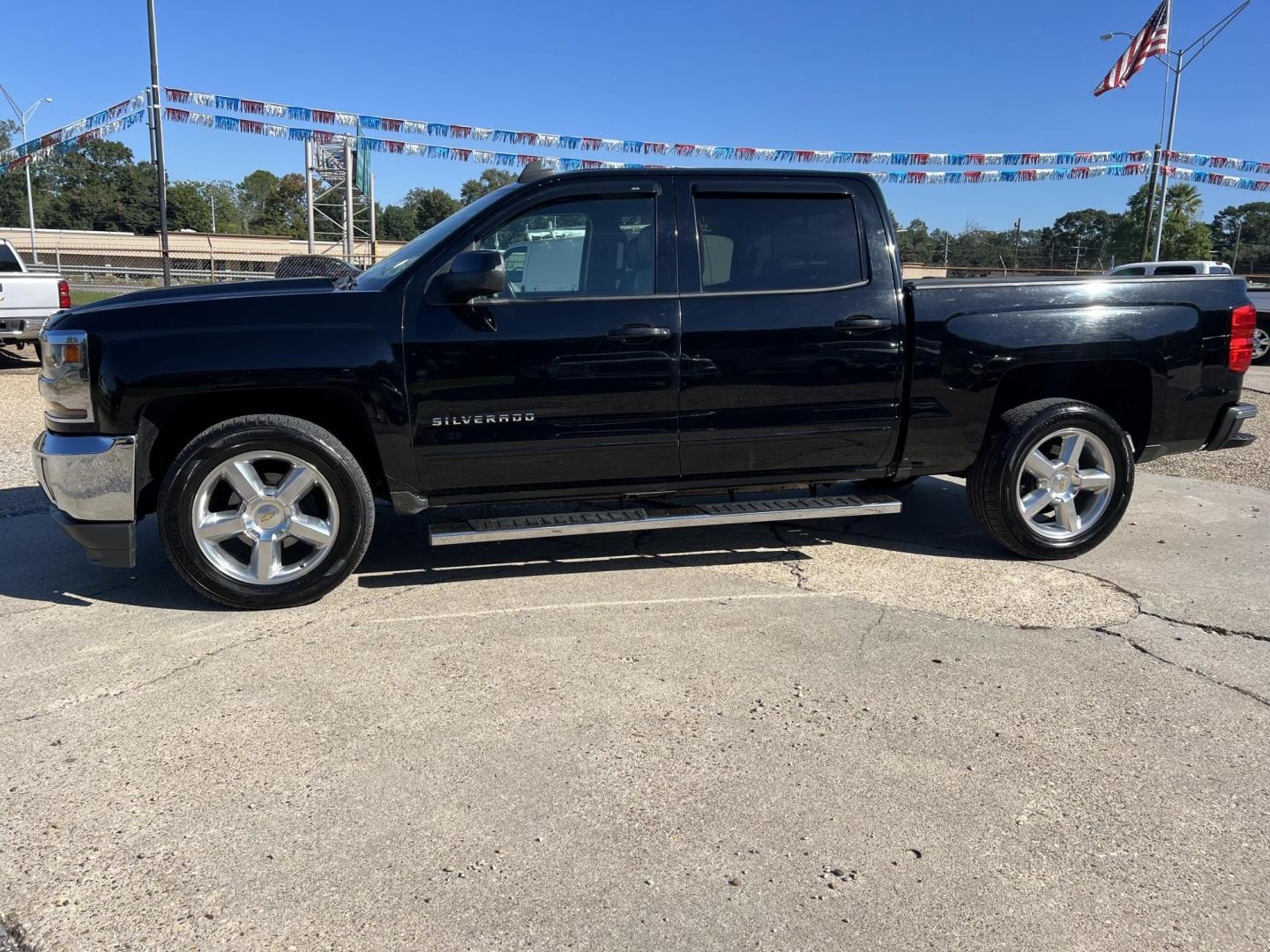 2017 Black /Black Chevrolet Silverado 1500 LT (3GCPCREC4HG) with an 5.3L V8 OHV 16V engine, 6A transmission, located at 4520 Airline Hwy, Baton Rouge, LA, 70805, (225) 357-1497, 30.509325, -91.145432 - 2017 Chevrolet Silverado 1500 Crew Cab LT 5.3 V8 Gas, 159K Miles, Heated Leather, Cold A/C, Power Windows, Locks & Mirrors, Backup Camera, Tow Package. FOR INFO PLEASE CONTACT JEFF AT 225-413-0981 CHECK OUT OUR A+ RATING WITH THE BETTER BUSINESS BUREAU WE HAVE BEEN A FAMILY OWNED AND OPERATED BUSIN - Photo#1
