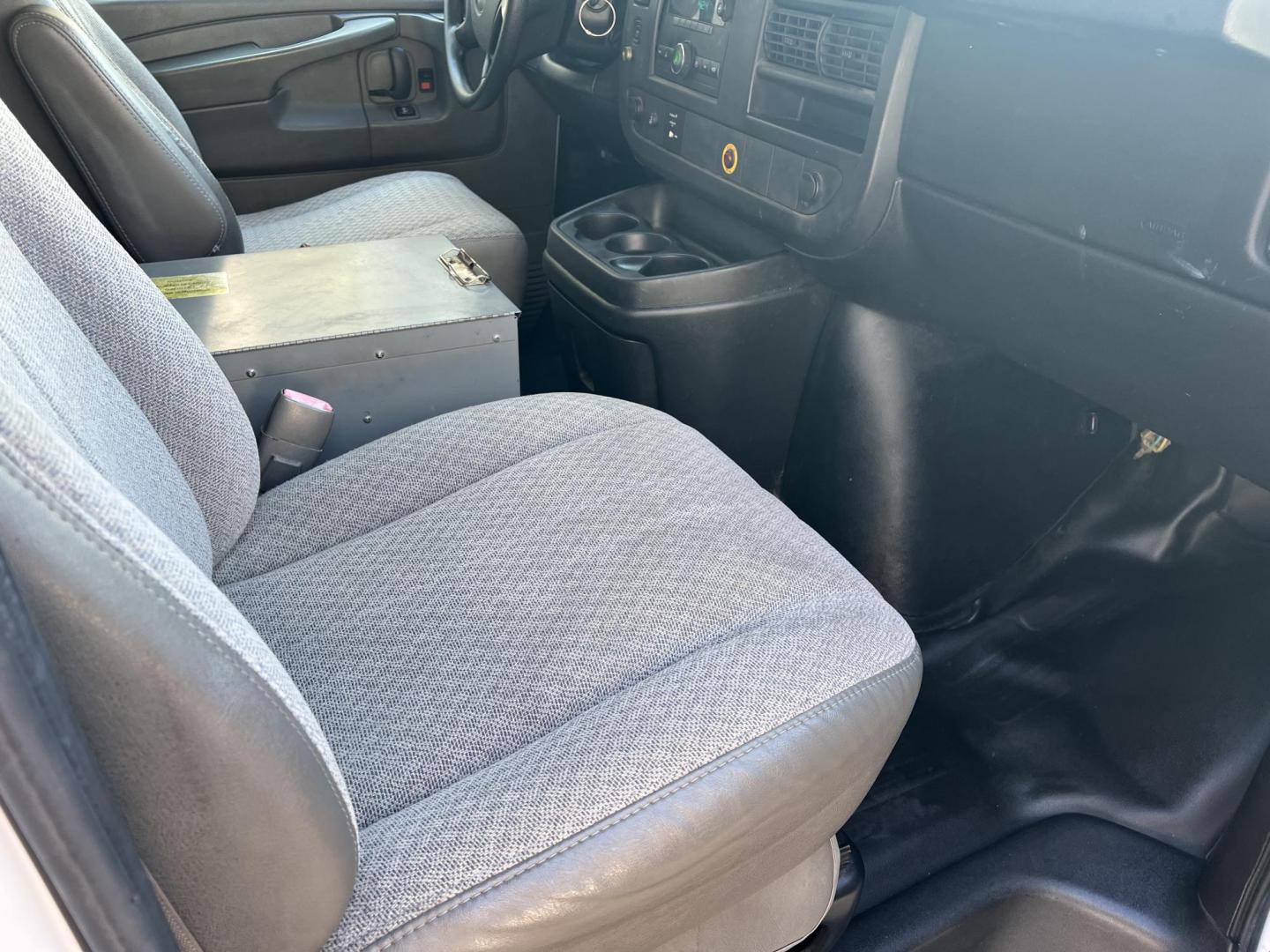 2013 White /Gray Chevrolet Express (1GCWGFCA7D1) with an 4.8L V8 OHV 16V FFV engine, 6-Speed Automatic transmission, located at 4520 Airline Hwy, Baton Rouge, LA, 70805, (225) 357-1497, 30.509325, -91.145432 - 2013 Chevrolet Express 2500 Cargo Van 4.8 V8 Gas, 169K Miles, Cold A/C, Power Windows, Locks & Mirrors, Has Minor Dings & Scratches. FOR INFO PLEASE CONTACT JEFF AT 225-413-0981 CHECK OUT OUR A+ RATING WITH THE BETTER BUSINESS BUREAU WE HAVE BEEN A FAMILY OWNED AND OPERATED BUSINESS AT THE SAME LOCA - Photo#9