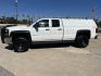 2015 White /Gray Chevrolet Silverado 2500HD (1GC2KUEG1FZ) with an 6.0L V8 OHV 16V FFV engine, 6-Speed Automatic transmission, located at 4520 Airline Hwy, Baton Rouge, LA, 70805, (225) 357-1497, 30.509325, -91.145432 - 2015 Chevrolet Silverado 2500HD Double Cab 4X4 ***ONE OWNER*** 6.0 V8 Gas, 260K Miles, A/C & Heat, Power Windows, Locks & Mirrors, Backup Camera, Spray In Bedliner, Century Camper Shell, Tow Package, Fuel Wheels. FOR INFO PLEASE CONTACT JEFF AT 225-413-0981 CHECK OUT OUR A+ RATING WITH THE BETTER BU - Photo#1