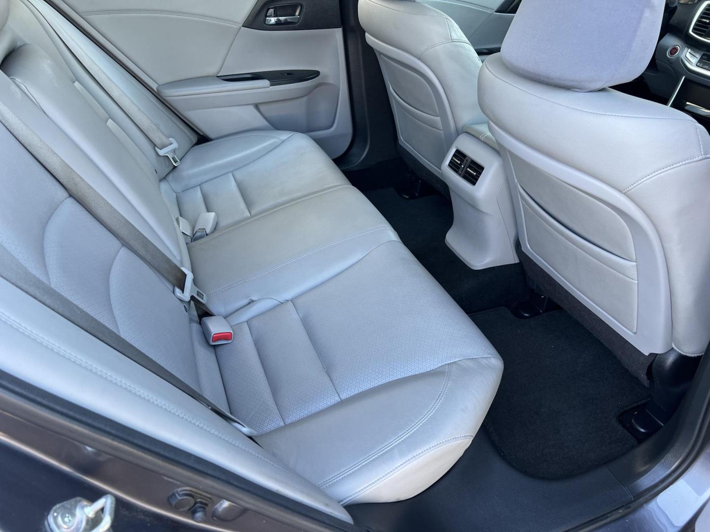 2014 Gray /Gray Honda Accord EX-L (1HGCR3F84EA) with an 3.5L V6 SOHC 24V engine, 6-Speed Automatic transmission, located at 4520 Airline Hwy, Baton Rouge, LA, 70805, (225) 357-1497, 30.509325, -91.145432 - 2014 Honda Accord EX-L. ***ONE OWNER*** 3.5 V6 Gas, 166K Miles, Heated Leather Seats, Sunroof, Lane Assist, Rear Camera, A/C & Heat, Power Windows, Locks & Mirrors. All Maintenance Was Done At The Honda Dealer. FOR INFO PLEASE CONTACT JEFF AT 225-413-0981. CHECK OUT OUR A+ RATING WITH THE BETTER - Photo#13