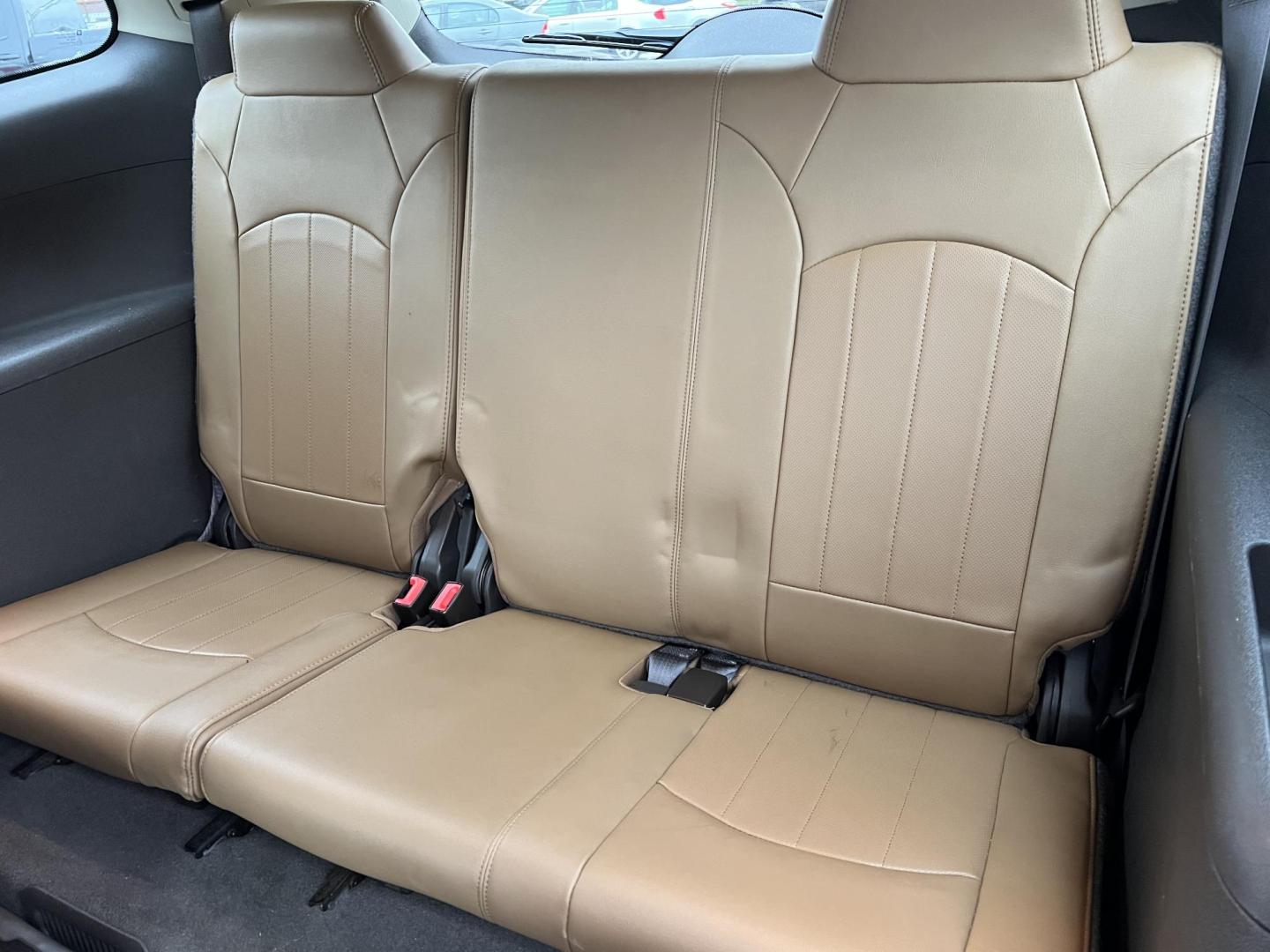 2015 White /Peanut Butter Buick Enclave Premium (5GAKRCKD4FJ) with an 3.6L V6 DOHC 24V engine, 6-Speed Automatic Overdrive transmission, located at 4520 Airline Hwy, Baton Rouge, LA, 70805, (225) 357-1497, 30.509325, -91.145432 - 2015 Buick Enclave Premium **NO ACCIDENTS** 3.6 V6 Gas, 121K Miles, Sunroof, Heated & Cooled Leather Seats, 7 Passenger Seating, All Power, Bose Stereo, Backup Camera, Tow Package & More. FOR INFO PLEASE CONTACT JEFF AT 225-413-0981. CHECK OUT OUR A+ RATING WITH THE BETTER BUSINESS BUREAU. WE HAVE B - Photo#12