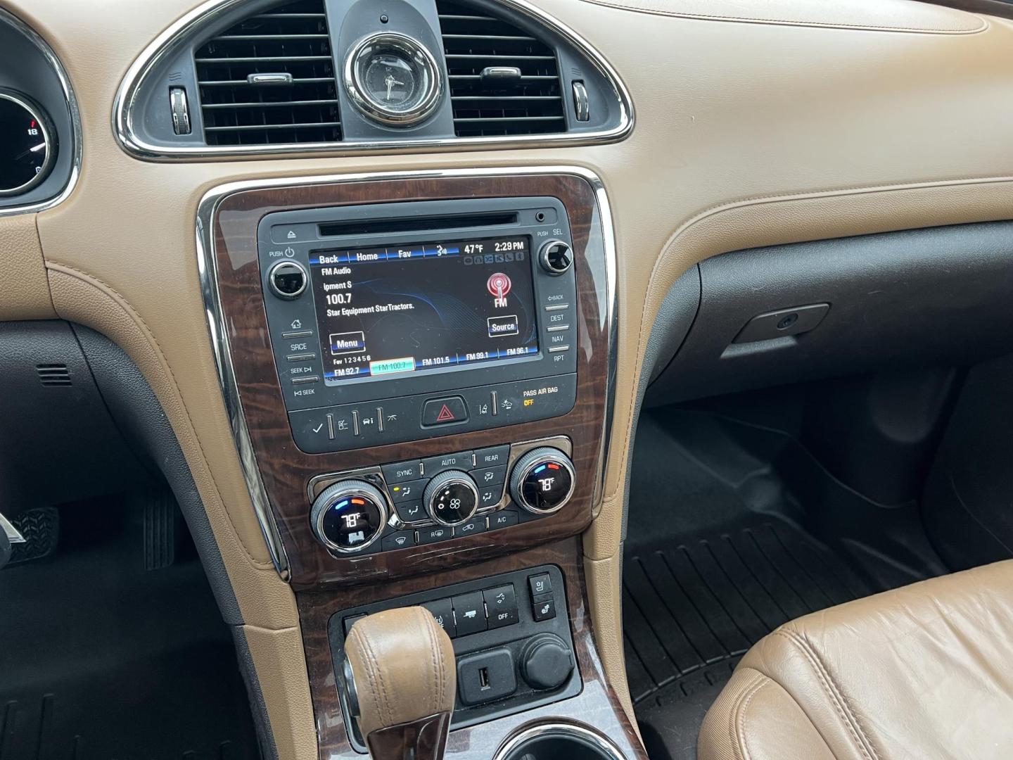2015 White /Peanut Butter Buick Enclave Premium (5GAKRCKD4FJ) with an 3.6L V6 DOHC 24V engine, 6-Speed Automatic Overdrive transmission, located at 4520 Airline Hwy, Baton Rouge, LA, 70805, (225) 357-1497, 30.509325, -91.145432 - 2015 Buick Enclave Premium **NO ACCIDENTS** 3.6 V6 Gas, 121K Miles, Sunroof, Heated & Cooled Leather Seats, 7 Passenger Seating, All Power, Bose Stereo, Backup Camera, Tow Package & More. FOR INFO PLEASE CONTACT JEFF AT 225-413-0981. CHECK OUT OUR A+ RATING WITH THE BETTER BUSINESS BUREAU. WE HAVE B - Photo#15