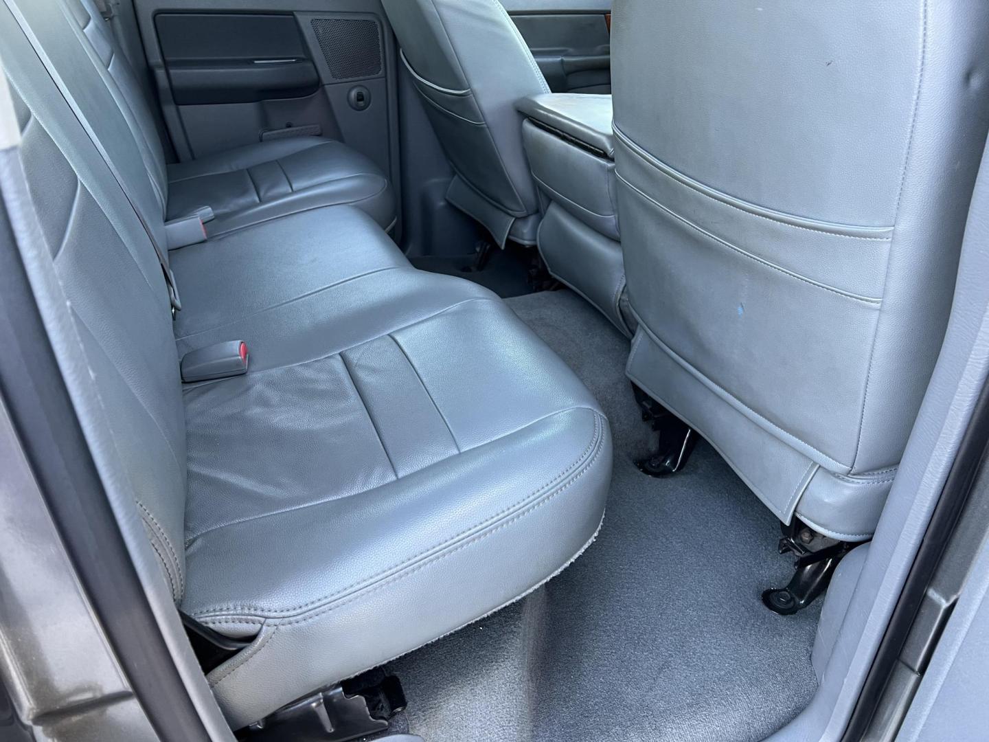 2006 Gray /Gray Dodge Ram 3500 Lonestar (3D7LL38C56G) with an 5.9L L6 OHV 24V TURBO DIESEL engine, Automatic transmission, located at 4520 Airline Hwy, Baton Rouge, LA, 70805, (225) 357-1497, 30.509325, -91.145432 - 2006 Dodge Ram 3500 Quad Cad 2WD ***ONE OWNER*** 5.9L Turbo Diesel, 231K Miles, Automatic, Leather Seats, A/C & Heat, Power Seat, Windows, Locks & Mirrors, Seating For 6, Spray In Bedliner, Tow Package. FOR INFO PLEASE CONTACT JEFF AT 225-413-0981. CHECK OUT OUR A+ RATING WITH THE BETTER BUSINESS BU - Photo#12