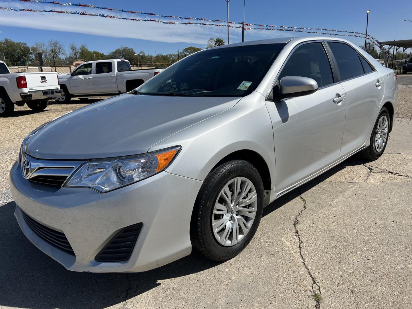 2012 Silver /Gray Toyota Camry LE (4T1BF1FK6CU) with an 2.5L L4 DOHC 16V engine, 6-Speed Automatic transmission, located at 4520 Airline Hwy, Baton Rouge, LA, 70805, (225) 357-1497, 30.509325, -91.145432 - 2012 Toyota Camry LE 2.5L Gas Saver, 229K Miles, Cold A/C, Power Windows, Locks & Mirrors, Touch Screen Radio. FOR INFO PLEASE CONTACT JEFF AT 225-413-0981. CHECK OUT OUR A+ RATING WITH THE BETTER BUSINESS BUREAU. WE HAVE BEEN A FAMILY OWNED AND OPERATED BUSINESS AT THE SAME LOCATION FOR OVER 48 YE - Photo#0