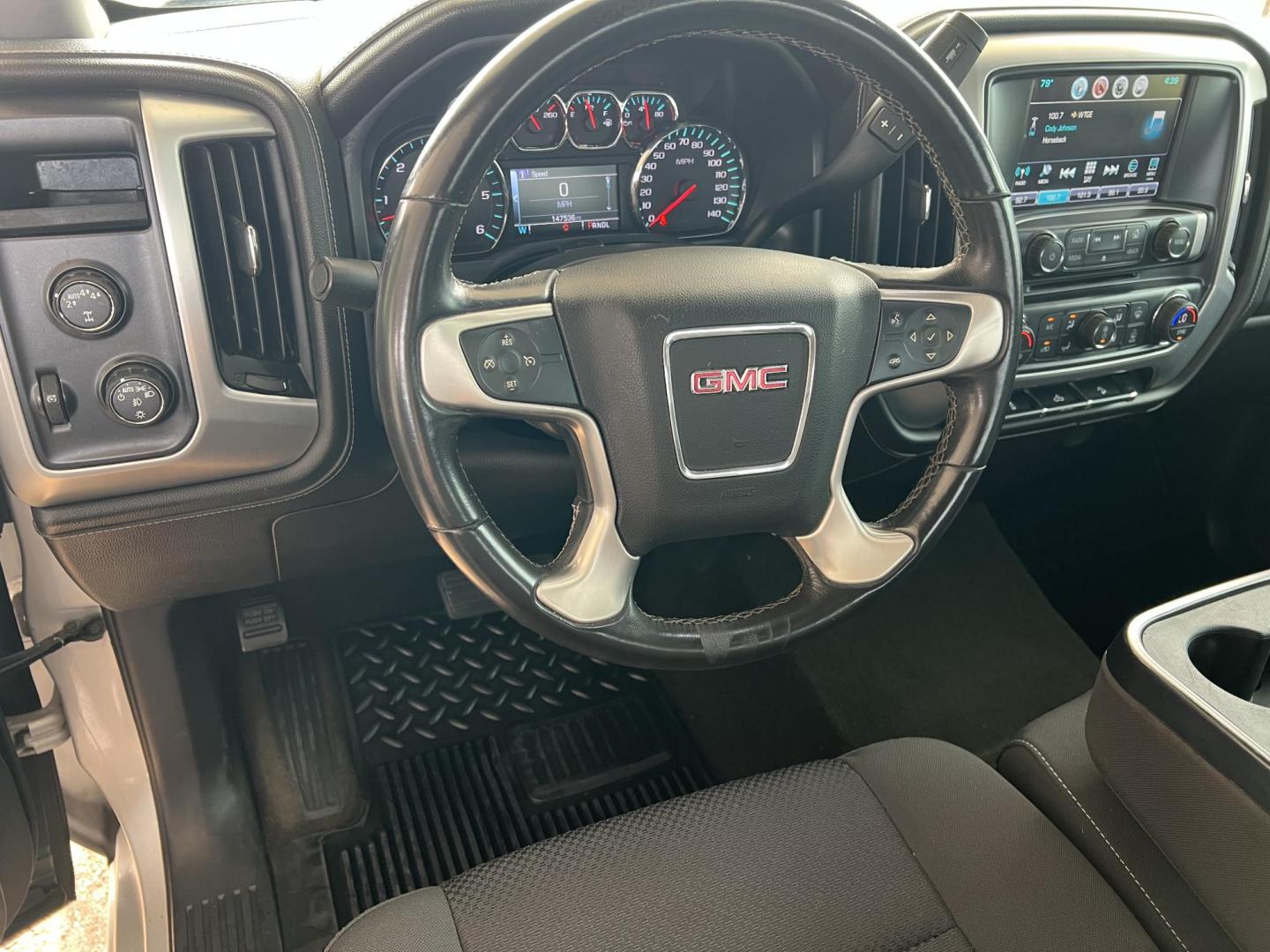 2017 Silver /Gray GMC Sierra 1500 SLE (1GTV2MEC5HZ) with an 5.3L V8 OHV 16V engine, 6-Speed Automatic transmission, located at 4520 Airline Hwy, Baton Rouge, LA, 70805, (225) 357-1497, 30.509325, -91.145432 - 2017 GMC Sierra 1500 Double Cab SLE Z71 4WD 5.3 V8 Gas, 147K Miles, Cold A/C, Power Seat, Windows, Locks & Mirrors, Backup Camera, New Tires, Tow Package. FOR INFO PLEASE CONTACT JEFF AT 225-413-0981. CHECK OUT OUR A+ RATING WITH THE BETTER BUSINESS BUREAU. WE HAVE BEEN A FAMILY OWNED AND OPERATED - Photo#13
