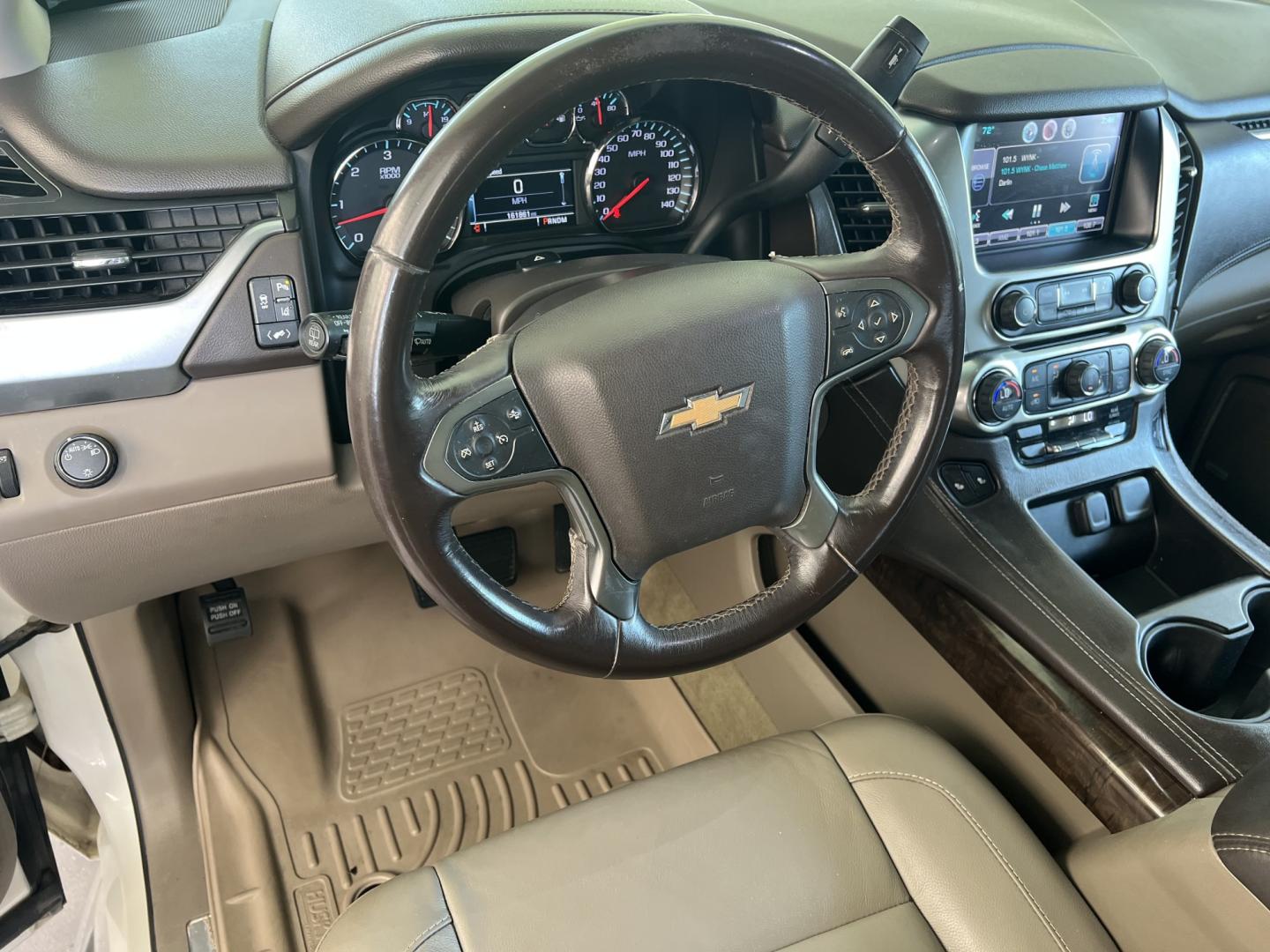 2015 White /Tan Chevrolet Tahoe LT (1GNSCBKC0FR) with an 5.3L V8 engine, 6-Speed Automatic transmission, located at 4520 Airline Hwy, Baton Rouge, LA, 70805, (225) 357-1497, 30.509325, -91.145432 - 2015 Chevrolet Tahoe LT 2WD 5.3 V8 Gas, 162K Miles, Heated Leather Interior, Seats 7, Cold A/C, All Power, Rear Camera, 20" Alloy Wheels, Tow Package. FOR INFO PLEASE CONTACT JEFF AT 225-413-0981. CHECK OUT OUR A+ RATING WITH THE BETTER BUSINESS BUREAU. WE HAVE BEEN A FAMILY OWNED AND OPERATED BUSI- Photo#14