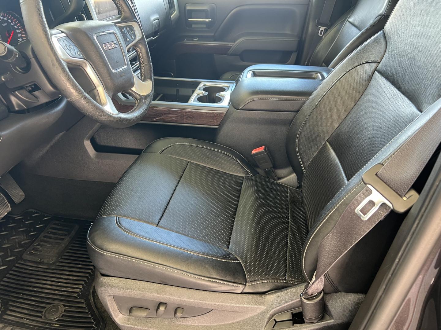 2014 Iridium Gray Metallic /Black GMC Sierra 1500 SLT (3GTP1VECXEG) with an 5.3L V8 engine, 6-Speed Automatic transmission, located at 4520 Airline Hwy, Baton Rouge, LA, 70805, (225) 357-1497, 30.509325, -91.145432 - 2014 GMC Sierra 1500 Crew Cab SLT 2WD **TWO OWNER & NO ACCIDENTS** 5.3 V8 Gas, 189K Miles, Heated & Cooled Leather Seats, Full Console, All Power, Cold A/C, Bose Stereo, Rear Camera, Spray In Bedliner, Tow Pkg. FOR INFO PLEASE CONTACT JEFF AT 225-413-0981. CHECK OUT OUR A+ RATING WITH THE BETTER BUS- Photo#9