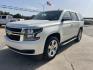 2015 White Diamond /Tan Chevrolet Tahoe LT (1GNSCBKC1FR) with an 5.3L V8 engine, 6-Speed Automatic transmission, located at 4520 Airline Hwy, Baton Rouge, LA, 70805, (225) 357-1497, 30.509325, -91.145432 - 2015 Chevrolet Tahoe LT **ONE OWNER & NO ACCIDENTS** 5.3 V8 Gas, 198K Miles, Leather Seats, Cold A/C, All Power, Bose Stereo, Seats 7, New Tires, Tow Package. FOR INFO PLEASE CONTACT JEFF AT 225-413-0981. CHECK OUT OUR A+ RATING WITH THE BETTER BUSINESS BUREAU. WE HAVE BEEN A FAMILY OWNED AND OPERA- Photo#0