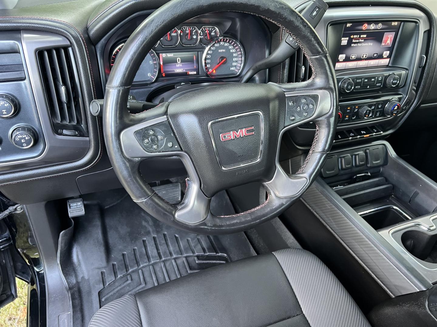 2014 Black /Black GMC Sierra 1500 SLT (All Terrain) (3GTU2VEC6EG) with an 5.3L V8 engine, 6-Speed Automatic transmission, located at 4520 Airline Hwy, Baton Rouge, LA, 70805, (225) 357-1497, 30.509325, -91.145432 - 2014 GMC Sierra 1500 Crew Cab SLT 4WD (All Terrain Pkg), NO ACCIDENTS, 5.3 V8 Gas, 136K Miles, Heated Leather, All Power, New Tires, Bed Cover, Cold A/C, Tow Package. Has Minor Ding & Scratches. FOR INFO PLEASE CONTACT JEFF AT 225-413-0981. CHECK OUT OUR A+ RATING WITH THE BETTER BUSINESS BUREAU. WE- Photo#14
