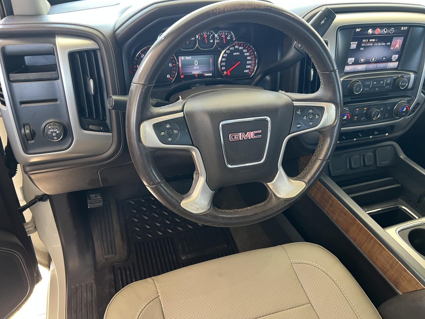 2015 White Diamond /Tan GMC Sierra 1500 SLT (3GTP1VEC6FG) with an 5.3L V8 engine, 6 Speed Automatic transmission, located at 4520 Airline Hwy, Baton Rouge, LA, 70805, (225) 357-1497, 30.509325, -91.145432 - 2015 GMC Sierra 1500 Crew Cab SLT, 5.3 V8 Gas, 190K Miles, Heated & Cooled Leather, All Power, Cold A/C, Backup Camera, Tow Package. FOR INFO PLEASE CONTACT JEFF AT 225-413-0981. CHECK OUT OUR A+ RATING WITH THE BETTER BUSINESS BUREAU. WE HAVE BEEN A FAMILY OWNED AND OPERATED BUSINESS AT THE SAME LO- Photo#13